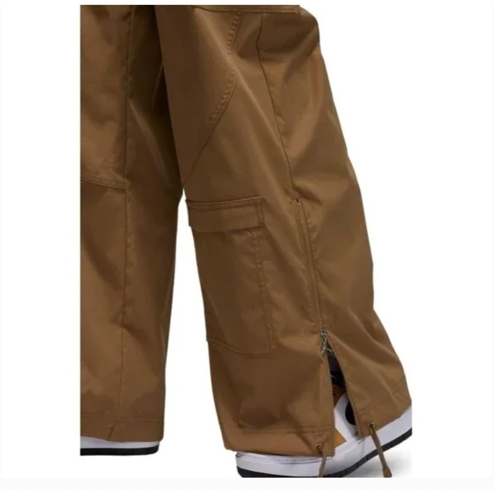 NWOT‎ Jordan Flight Cargo Pants Tan Wide Leg Drawstring Womens - Medium - Picture 4 of 16